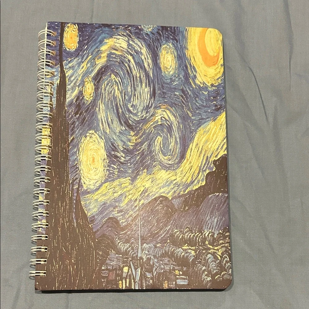 Starry Night Spiral Notebook